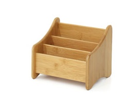 Desktop storage box Multi-purpose storage box Bamboo storage box eco-friendly stationery box - 图片 5