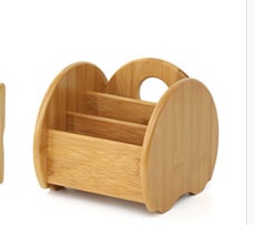 Desktop storage box Multi-purpose storage box Bamboo storage box eco-friendly stationery box - 图片 4